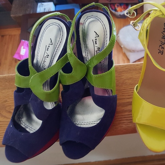 NWT Anne Michelle open-toed heels - Picture 3 of 3